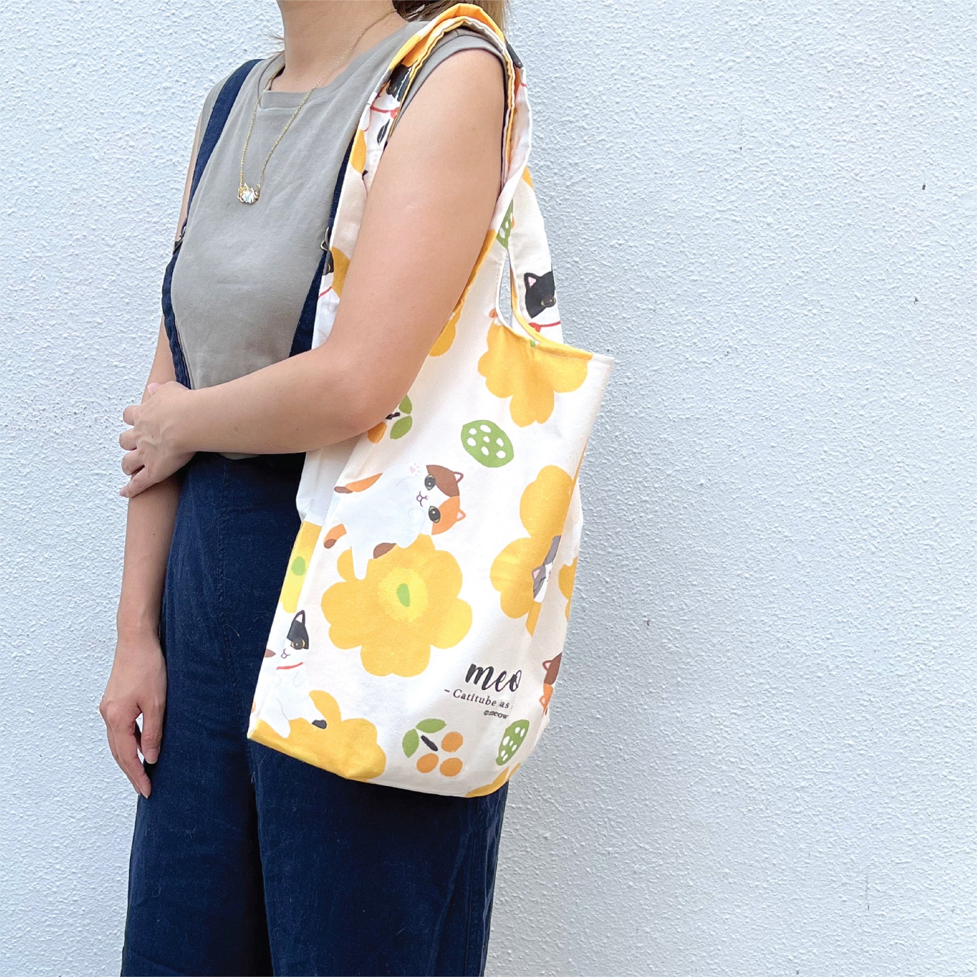 Meow 背心袋-黃花pattern Meow by Catitude