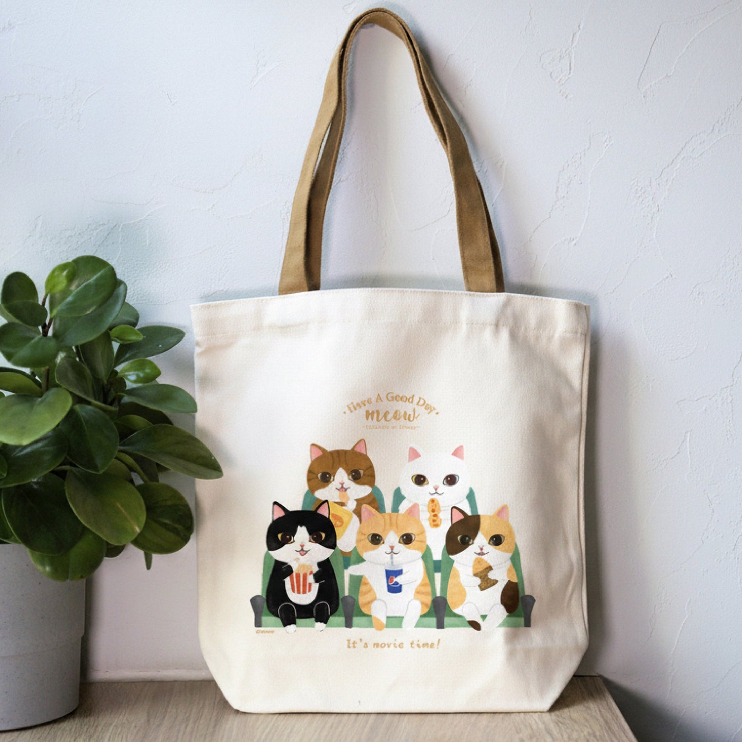 Meow 電影院貓貓Tote bag Meow by Catitude