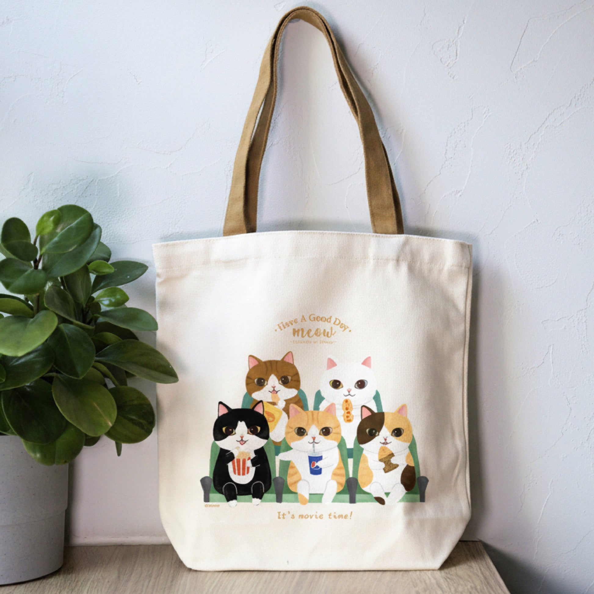 Meow 電影院貓貓Tote bag Meow by Catitude