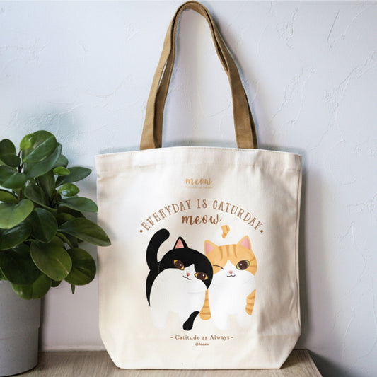 Meow 貓貓日常Tote bag Meow by Catitude