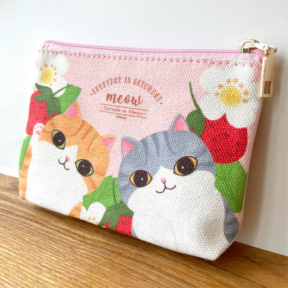 Meow 貓貓草莓小物袋 Meow by Catitude