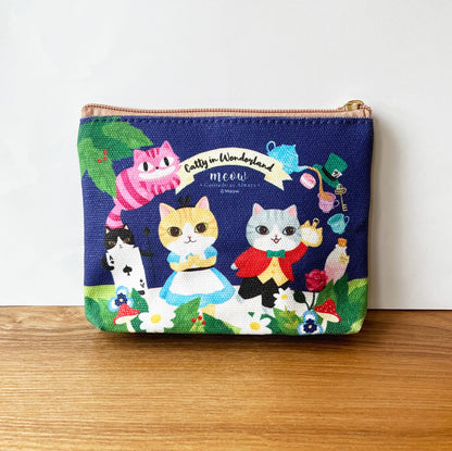 Meow Catty in Wonderland拉鍊小物袋 Meow by Catitude