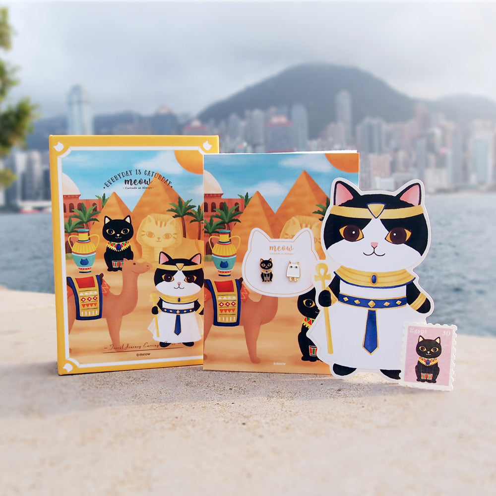 Meow 耳埃及貓咪神和梅傑德貓環 Meow by Catitude
