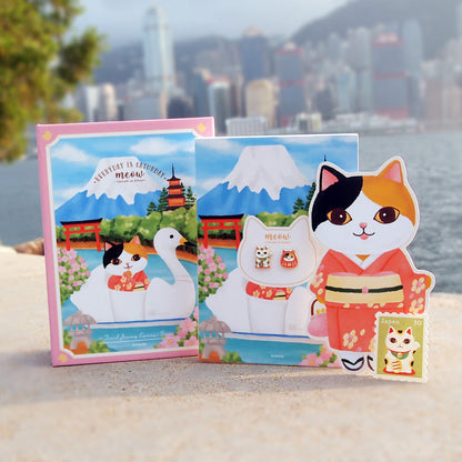 Meow 日本招財貓和達摩貓耳環 Meow by Catitude
