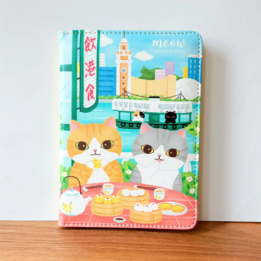 Meow 香港限定貓貓飲茶遊港護照套 Passport Case Meow by Catitude