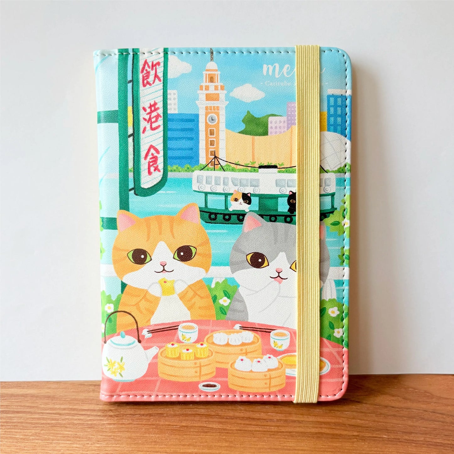 Meow 香港限定貓貓飲茶遊港護照套 Passport Case Meow by Catitude