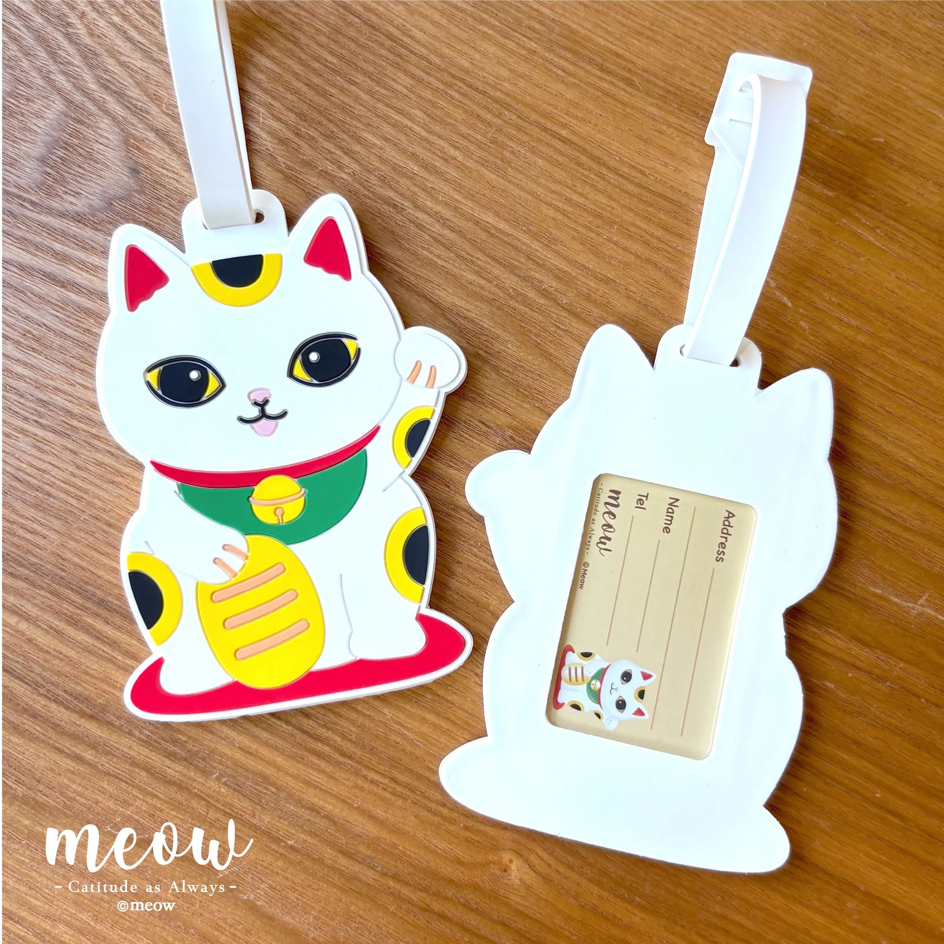 Meow 招財貓行李牌 Meow by Catitude