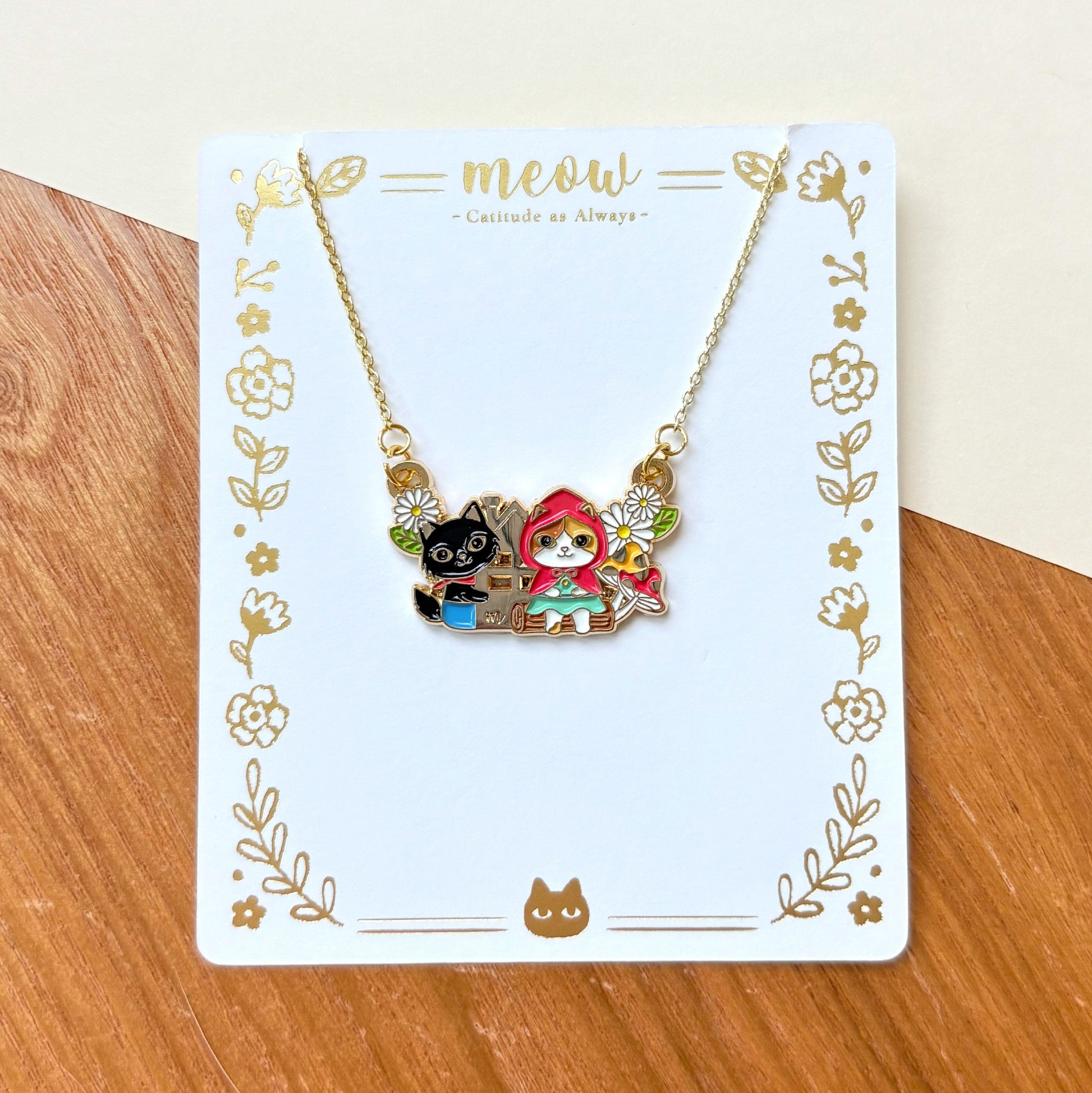 Meow 小紅帽貓項鍊 Meow by Catitude