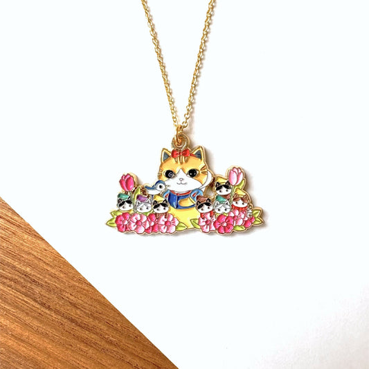 Meow 白雪公主貓和小矮人項鍊 Meow by Catitude