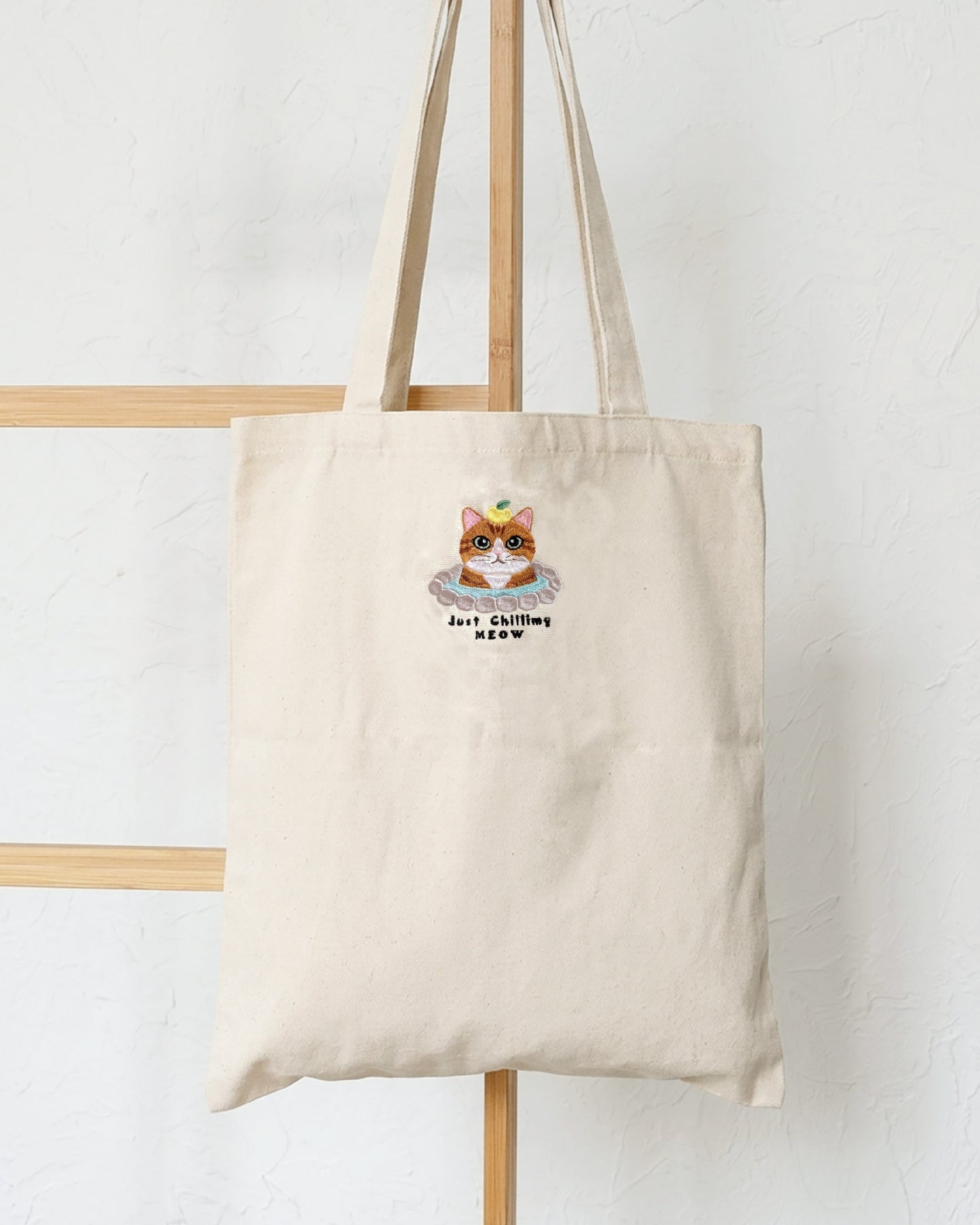 Meow 客製溫泉貓 Tote Bag Meow by Catitude
